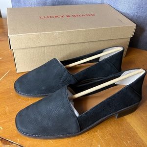 Women's Lucky Brand Black M Nubuck LK-Harping size 7 M